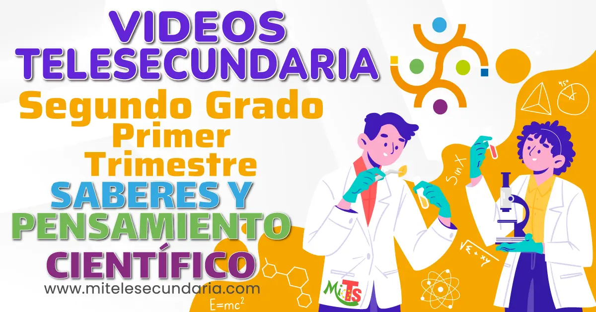 Videos de Telesecundaria. Campo Formativo Saberes y Pensamiento Científico. Segundo Grado. Primer Trimestre